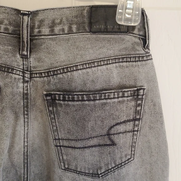 American Eagle Outfitters Gray Crop Ankle Jeans - Picture 5 of 7